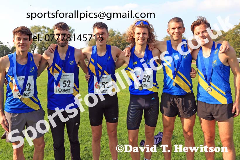 Mens 6 Stage Relay, 2024 Northern Mens 6 and Womens 4 and Youngsters Relays, Stanley Park, Blackpool.  Photo: David T. Hewitson/Sports for All Pics
